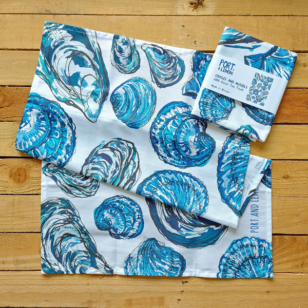 Cockles and Mussels Tea Towel