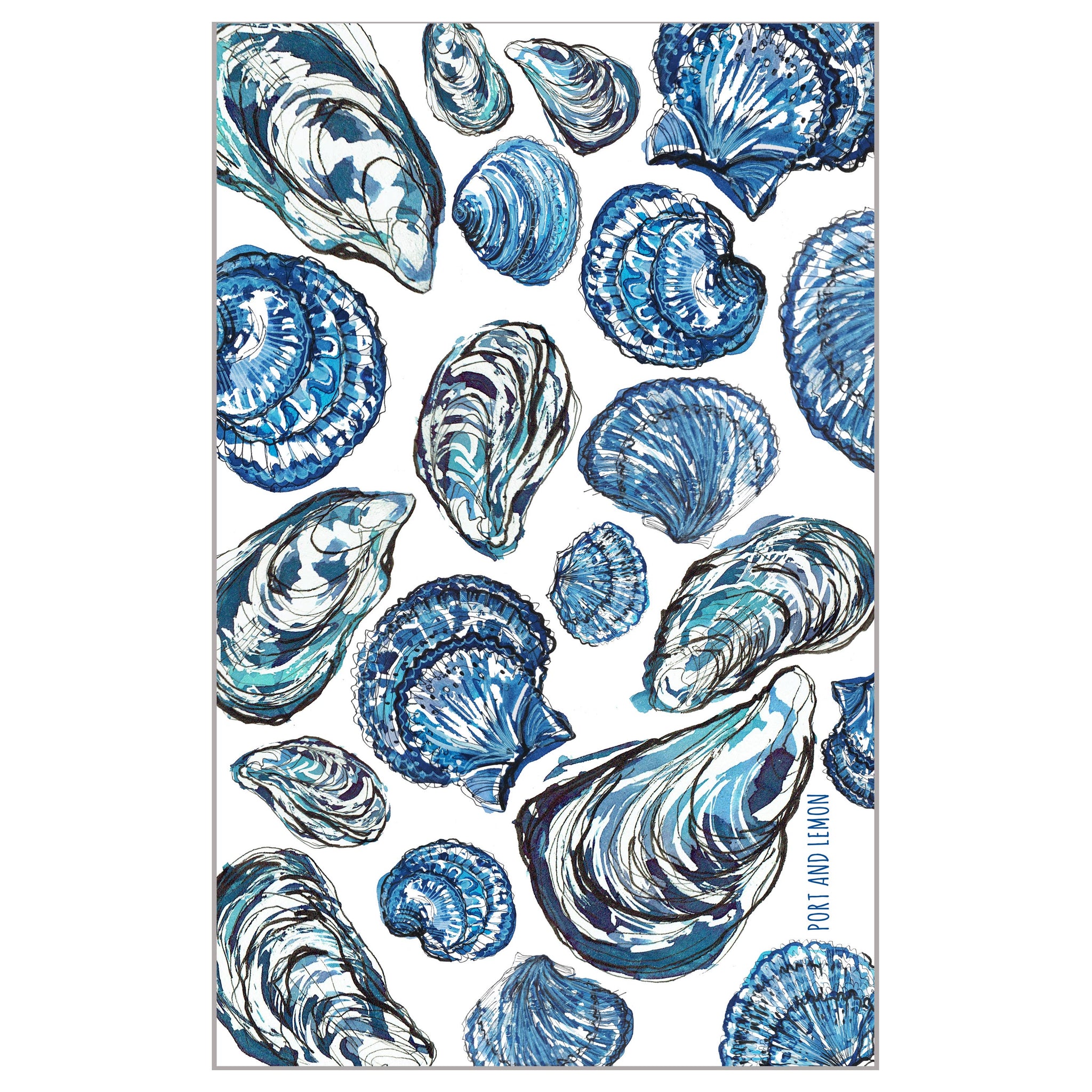 Cockles and Mussels Tea Towel