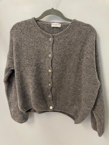 Mid Grey mohair mix cardigan one size