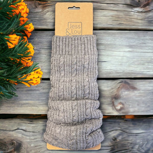 Grey leg warmers